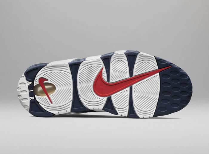 suela de las Nike Air More Uptempo suela de zpatillas Nike Air More Uptempo