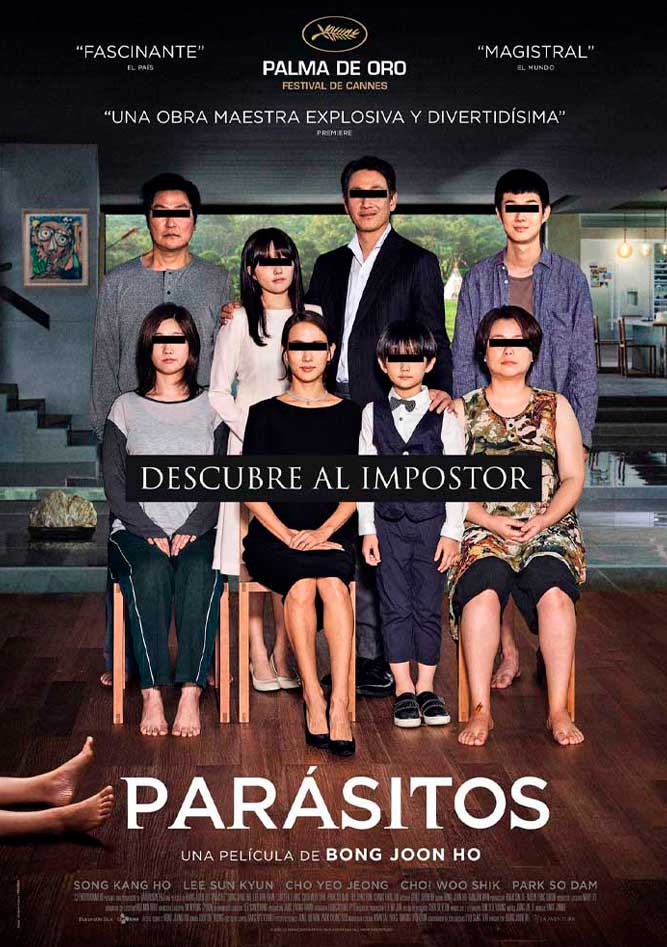 cartel de la película Parásitos cartel película Parásitos