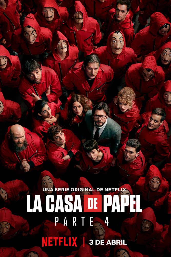 cartel La Casa de Papel cartel La Casa de Papel temporada 4