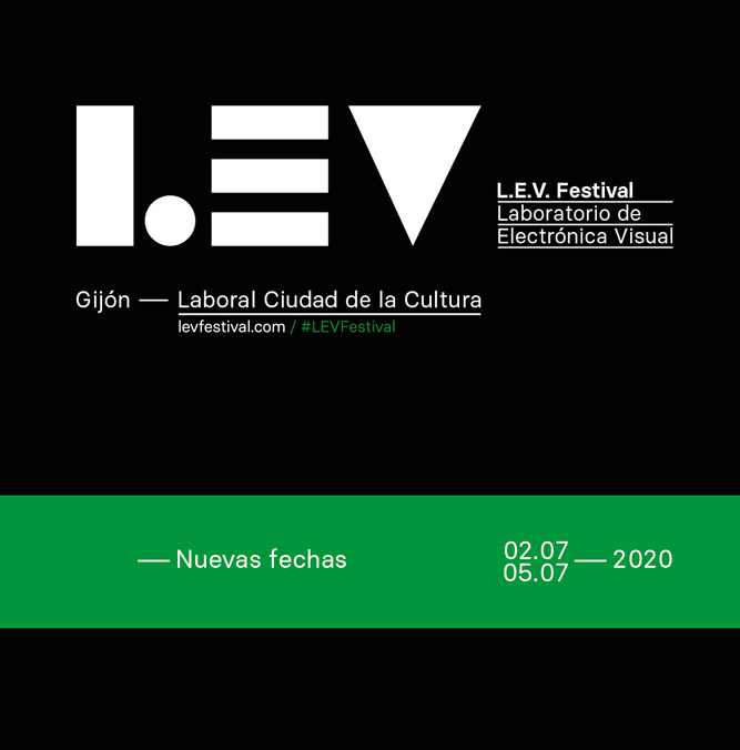 cartel de las fechas de LEV Gijón 2020 LEV Gijón 2020