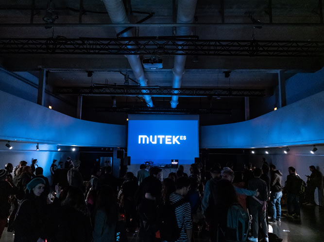 asistentes al festival MUTEK 2020 ambiente MUTEK 2020