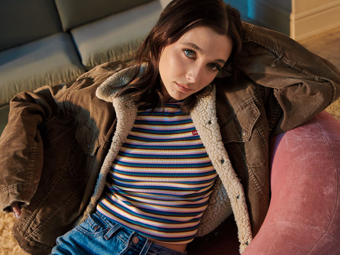 Melati Wijsen para Levi's