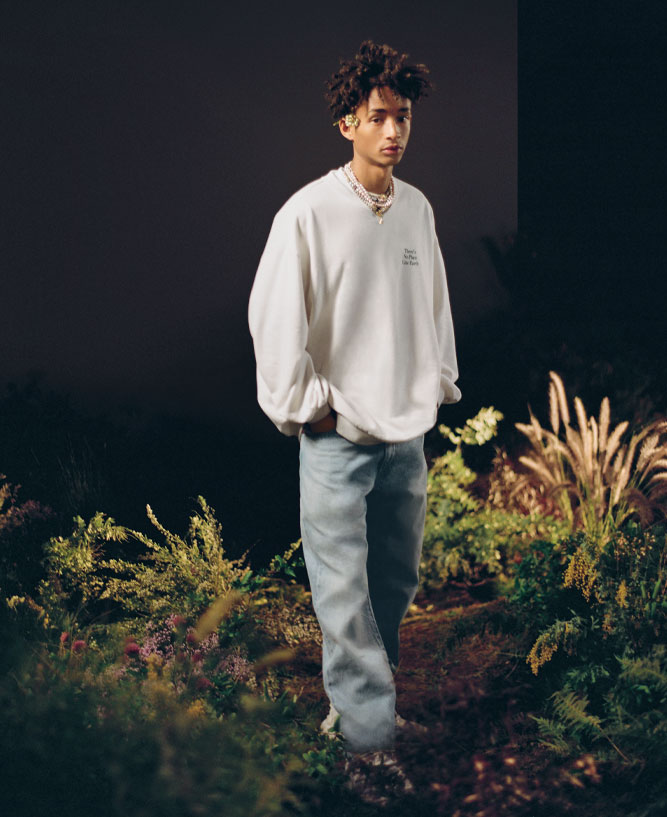 Jaden Smith para Levi's Jaden Smith en la campaña Buy Better, Wear Longer