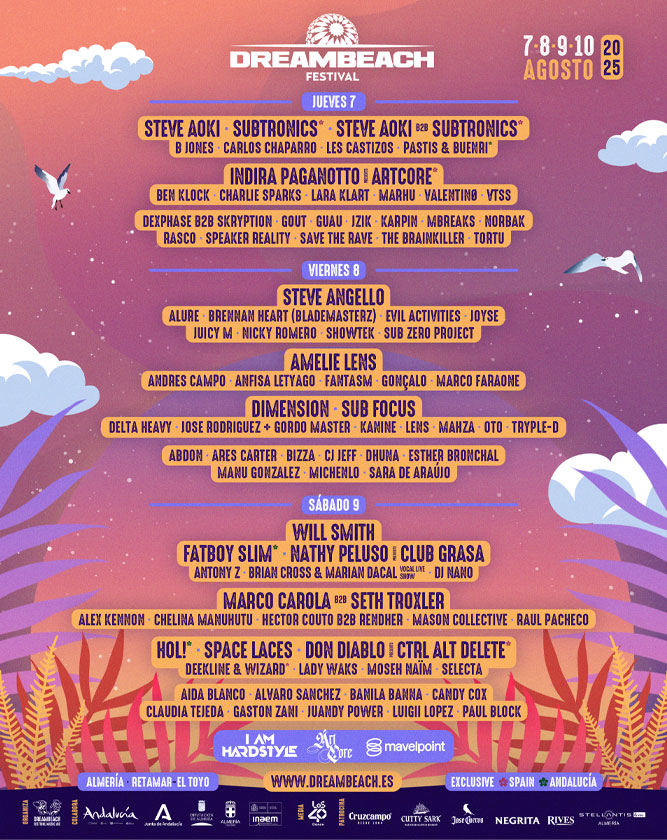 Dreambeach 2025 completa su cartel Dreambeach 2025 completa su cartel